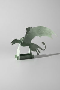 Dragon en papier cartonné